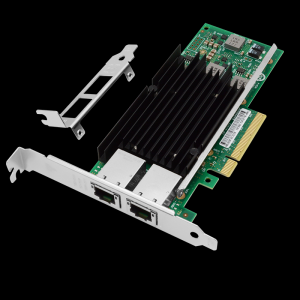 PCI-EX8 万兆双电口网卡（英特尔Intel X540芯片）