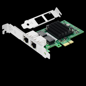 PCI-EX1 千兆双电口网卡短板（英特尔Intel I350AM2芯片）