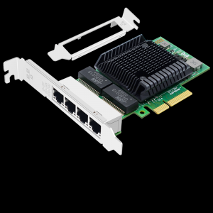 PCI-EX4 千兆四电口网卡（BCM博通 5719-4T芯片）
