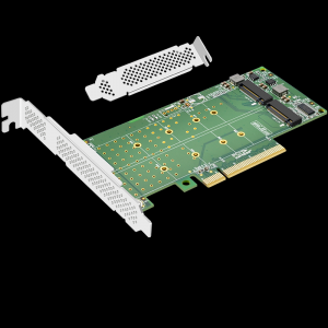 PCI-EX8转M.2双口扩展卡