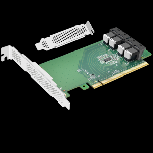 PCI-EX16转8643扩展卡(U.2四口)