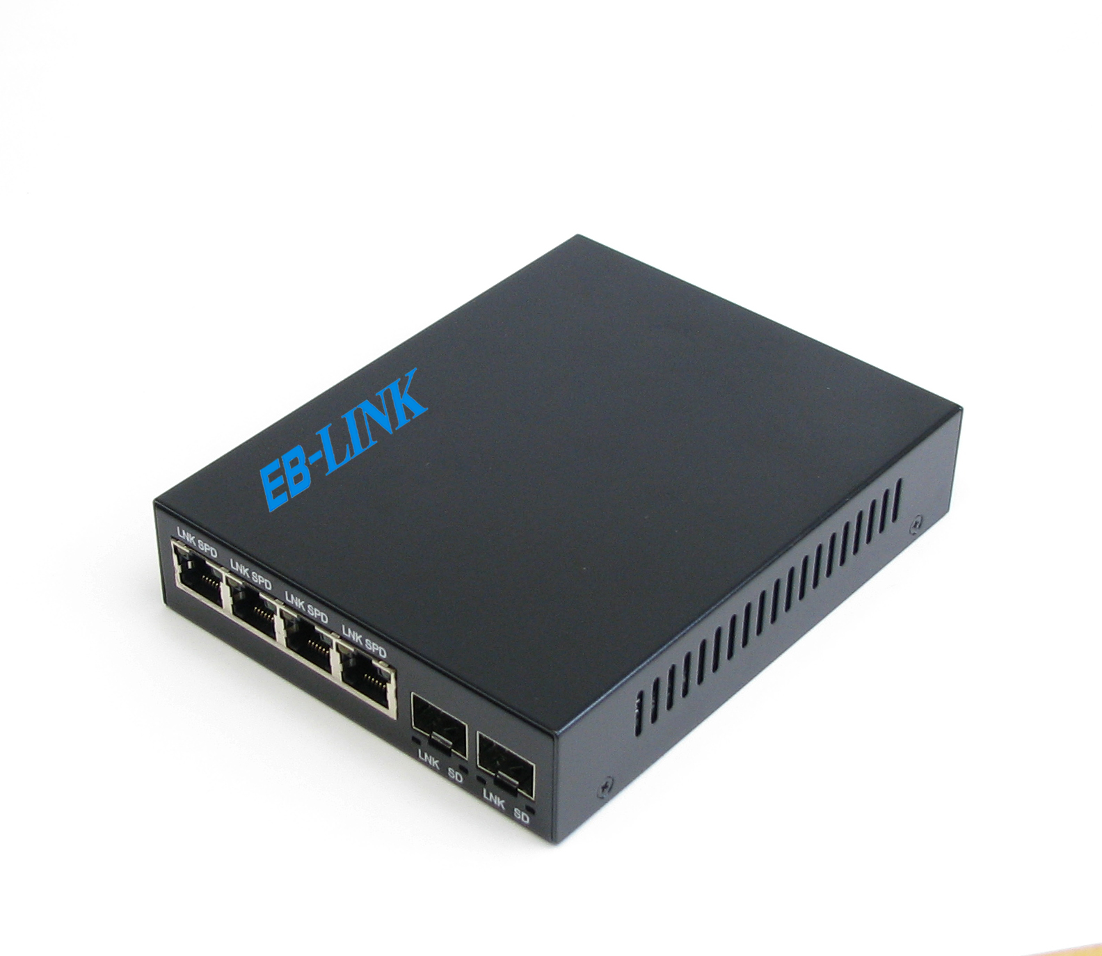 两光四电 SFP插槽光纤收发器