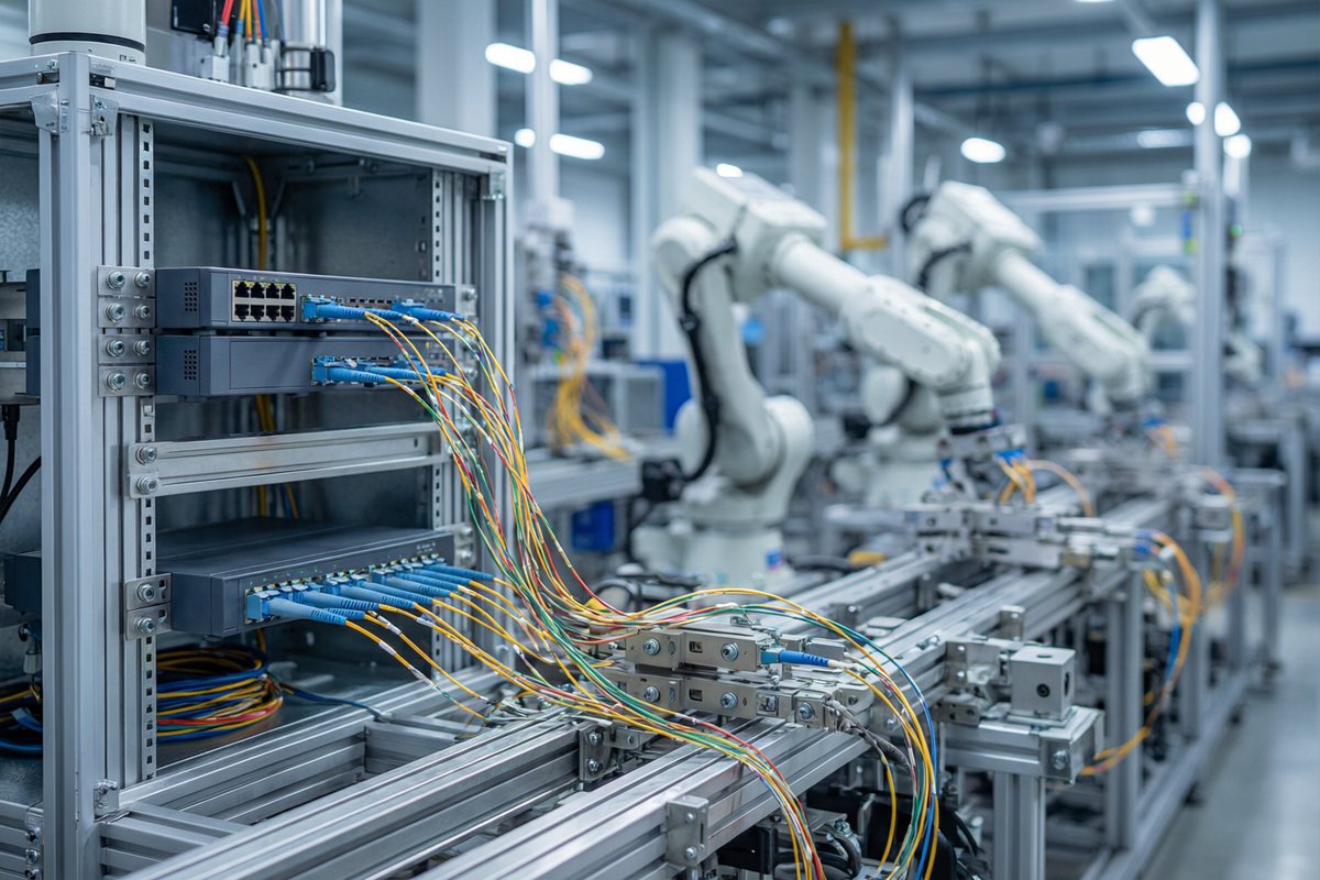 Smart factory industrial network transformation for an auto parts manufacturer