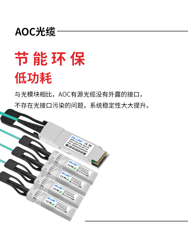 100G to 25G AOC active optical cable