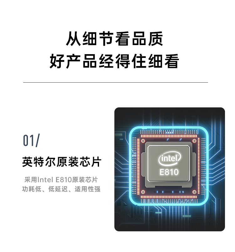 PCI-EX16 25G four-port optical fiber network card (Intel E810 chip)