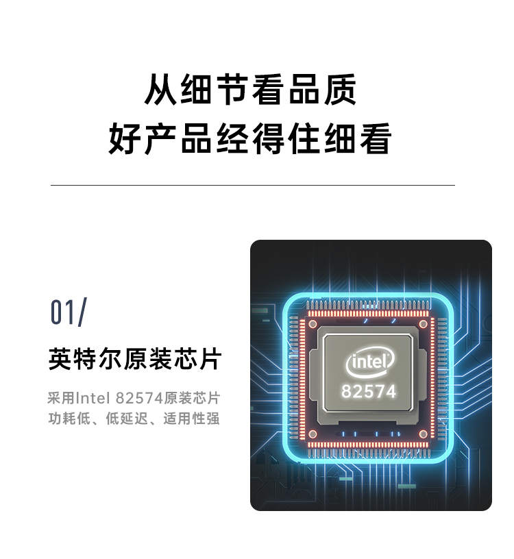 PCI-EX1 Gigabit single electrical port POE network card (Intel Intel 82574 chip)