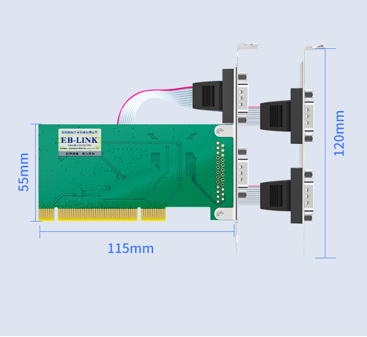 PCI to 4 serial port card