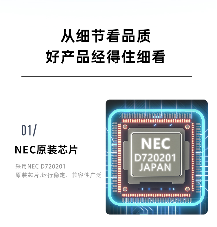 PCI-E to 4-port USB3.0 expansion card (8A power supply free)