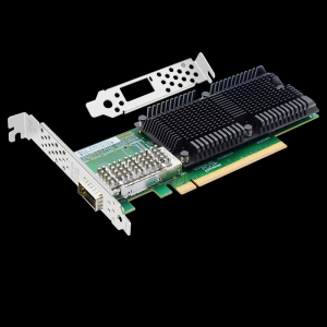 PCI-EX16 100G single optical port fiber optic network card (Intel E810 chip)