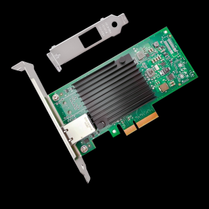PCI-EX4 10 Gigabit single electrical port network card (Intel X550 chip)