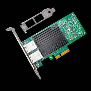 PCI-EX4 10 Gigabit dual electrical port network card (Intel Intel X550 chip)