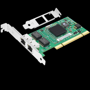 PCI Gigabit dual electrical port network card (Intel 82546 chip)