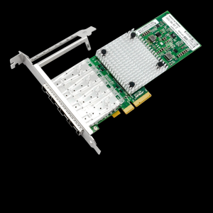 PCI-EX4 Gigabit Quad Optical Port Network Card (Intel Intel I350 Chip)