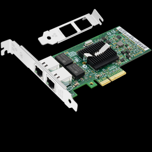 PCI-EX4 Gigabit dual electrical port network card (Intel Intel 82571 chip)