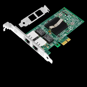 PCI-EX1 Gigabit dual electrical port network card (Intel 82575 chip)