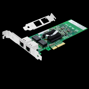 PCI-EX4 Gigabit dual electrical port network card (Intel 82576 chip)