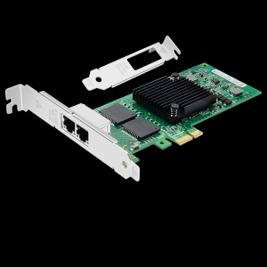 PCI-EX1 Gigabit dual electrical port network card long board (Intel Intel I350AM2 chip)