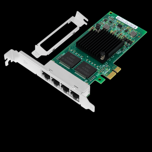 PCI-EX1 Gigabit four electrical port network card (Intel Intel I350AM4 chip)