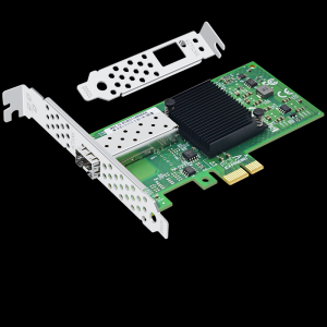 PCI-EX1 Gigabit single optical port network card (BCM Broadcom 5708 chip)