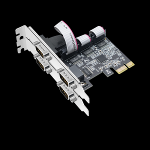 PCI-E to 4 serial port card
