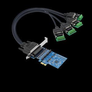 PCI-E to 4-port RS485/422 serial port card