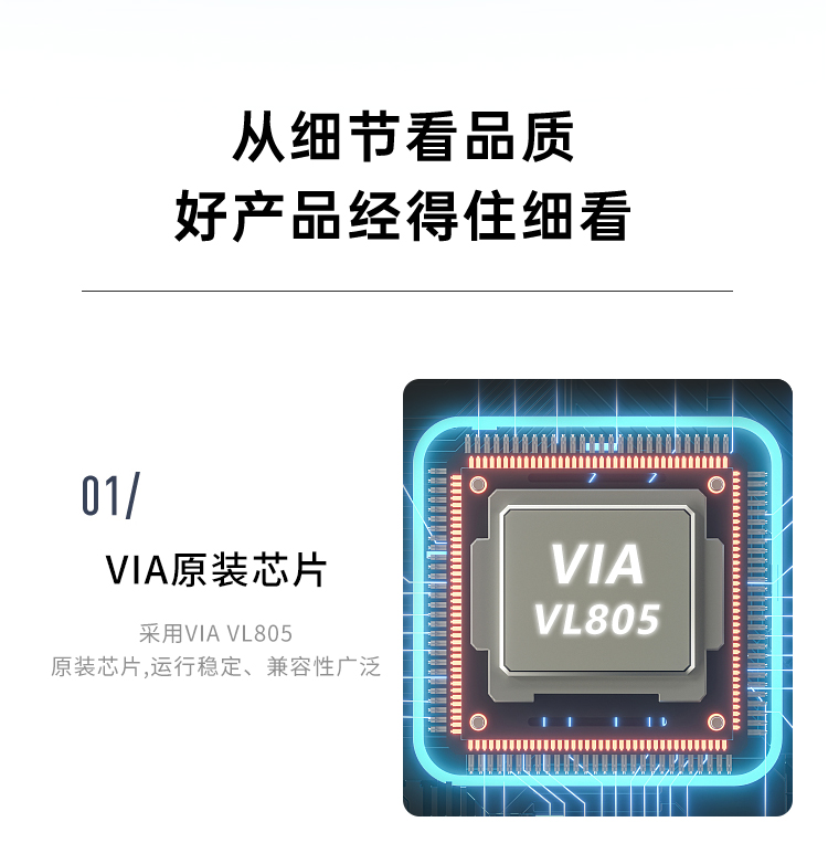 PCI-E to 2-port Type-c expansion card (4A power-free)