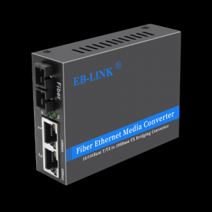 100M single-mode dual-fiber one-optical and two-electrical fiber optic transceiver