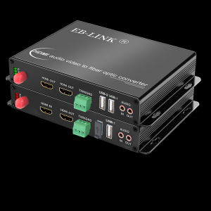 HDMI non-compressed audio and video optical transceiver
