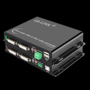 DVI non-compressed audio and video optical transceiver