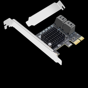 PCI-E to SATA3.0 four-port expansion card
