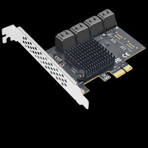 PCI-E to SATA3.0 eight-port expansion card