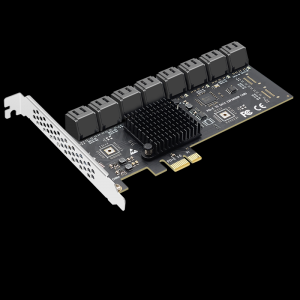 PCI-E to SATA3.0 (16-port expansion card)