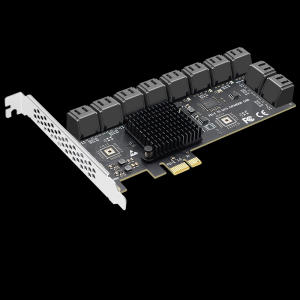 PCI-E to SATA3.0 (20-port expansion card)