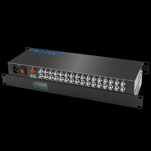 32-channel rack-mounted pure video optical transceiver