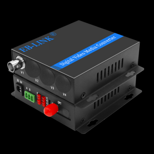 1 channel video + 1 channel reverse 485 data video optical transceiver