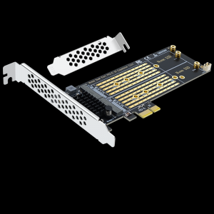 PCI-EX1 to M.2 dual-port expansion card